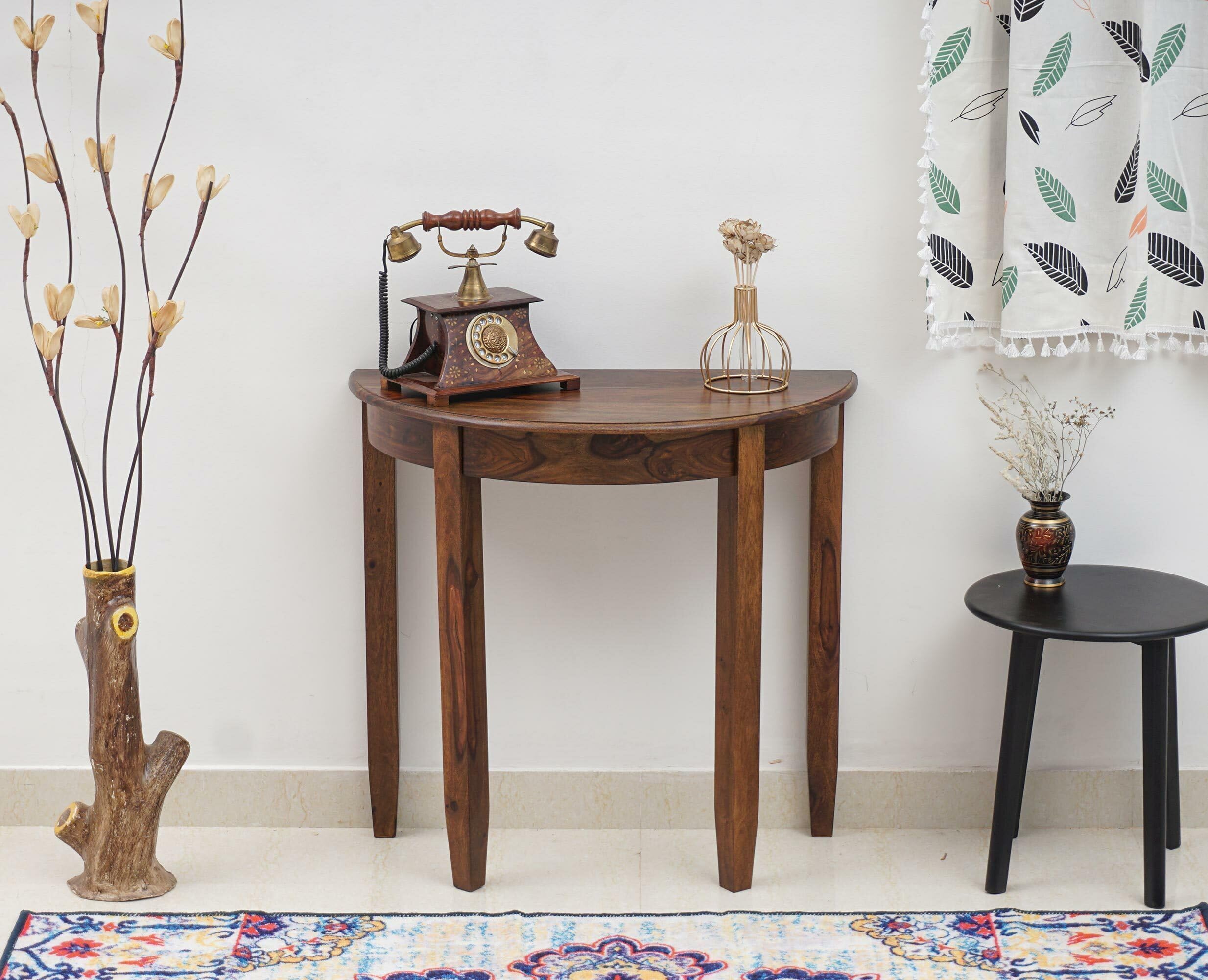 See full amazon price history chart for UNITEK FURNITURE Contemporary Sheesham Wood Half Moon Bedside Table for Bedroom & Office (Teak) UNITEK FURNITURE Contemporary Sheesham Wood Half Moon Bedside Table for Bedroom & Office (Teak) (B0DBM153RG) Amazon Price History, Amazon Price Tracker