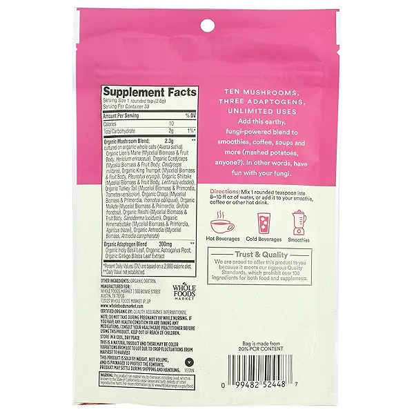 Organic Mushroom Powder, 3 Ounce 2