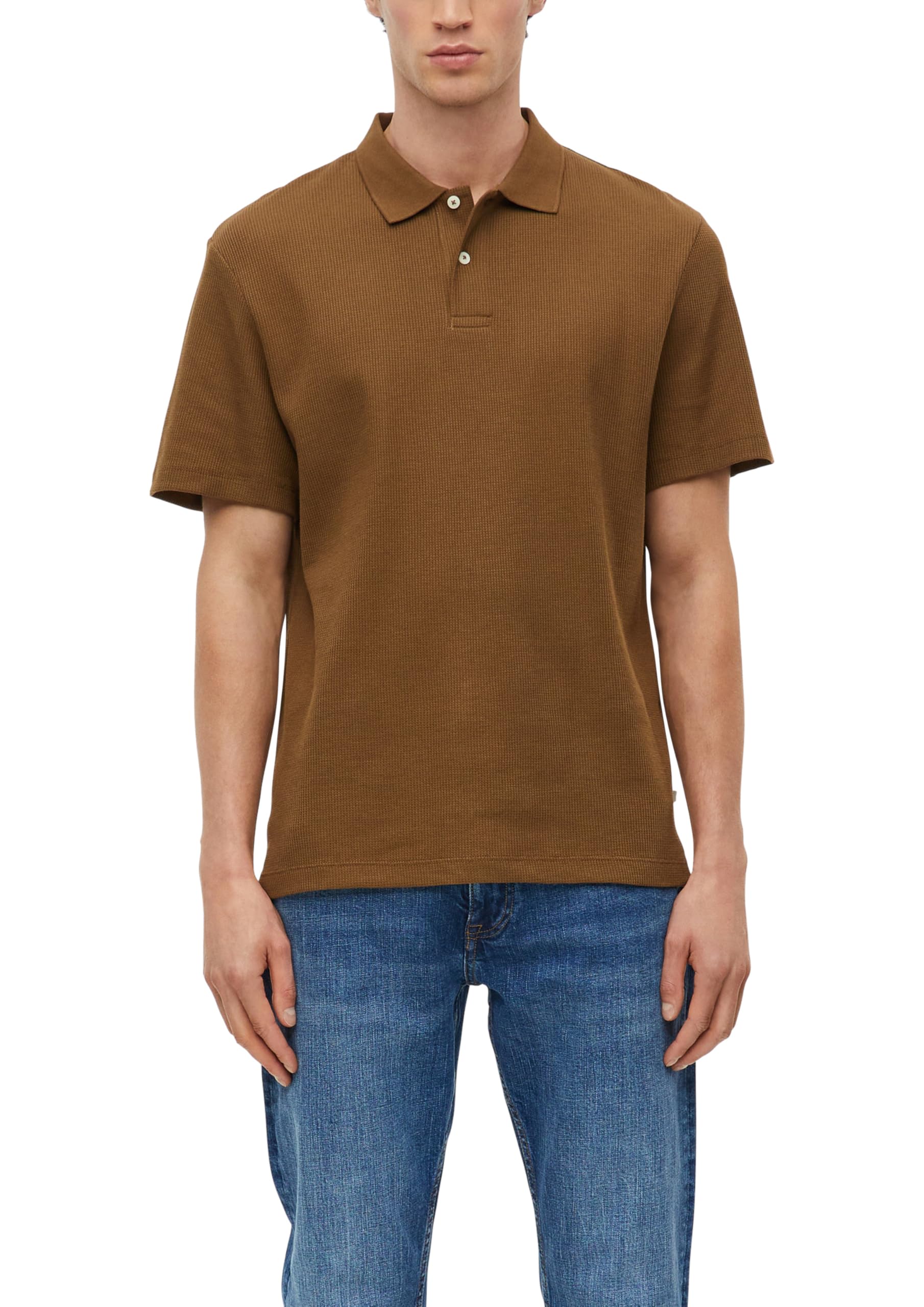 s.Oliver Men's 2178942 Polo Shirt (Pack of 1), Brown, XXL