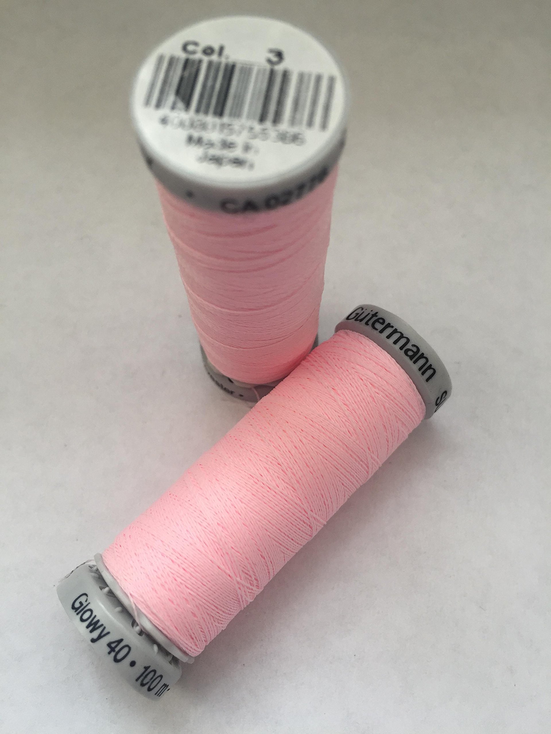 Gutermann 3 Sulky Glowy Embroidery Thread
