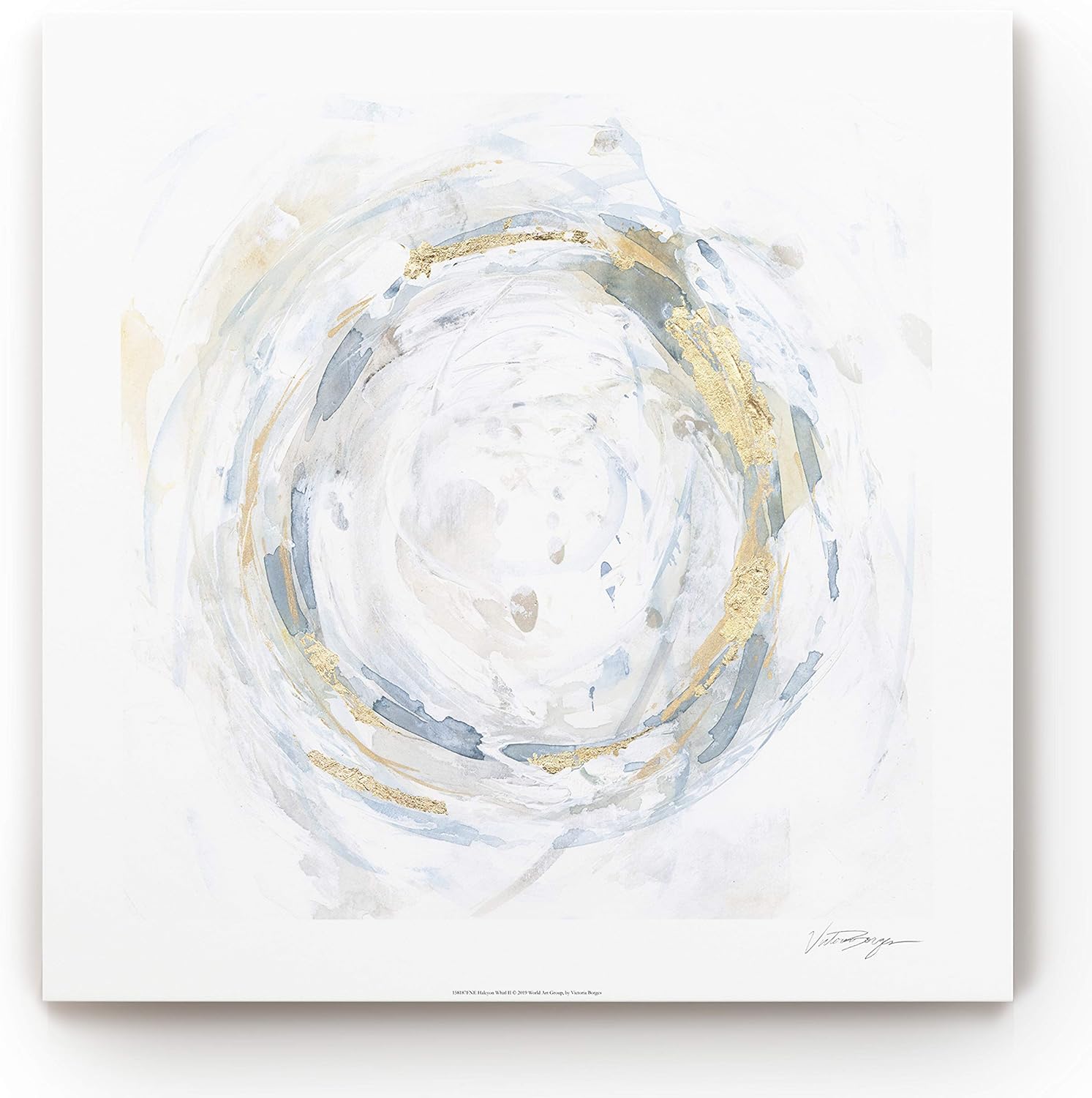 Encircle I' Gallery Wrapped Canvas Abstract Wall Art