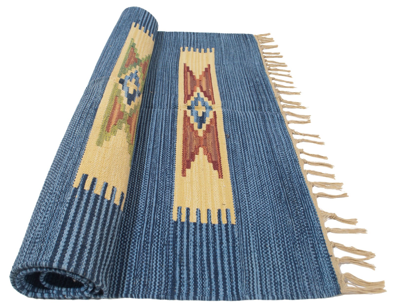 Galleria Farah1970 - 200x60 CM Kilim Autentico, Originale e Fatto a Mano Ideale Per il Corridoio, Ufficio, Seconda Casa e la Cucina (LAVABILE IN LAVATRICE)