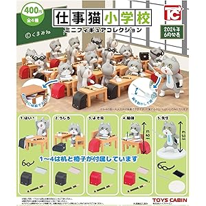 Amazon.co.jp: 仕事猫現場 ラバーキーチェーン(再販) [全6種
