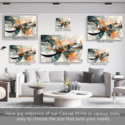 Miniatura 682 de Lienzo artístico para pared, pinturas de arte abstracto, fantasía azul, grafiti colorido sobre fondo blanco; decoración artística moderna para sala