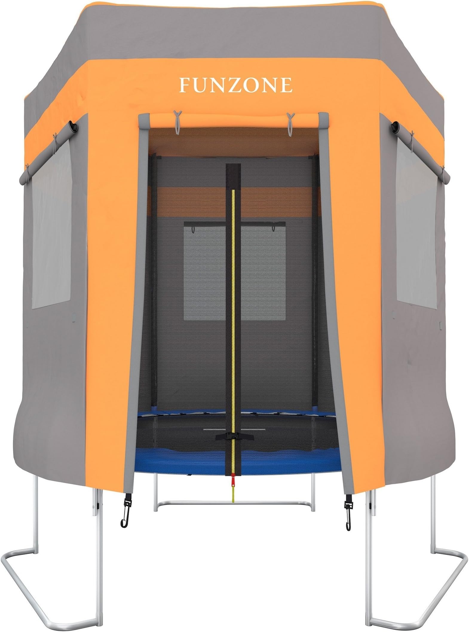 Ultrasport Trampoline Tent for Garden Trampoline Ultrasport Jumper blue & pink (models from May 2014) / trampoline tent, like a trampoline roof, for hiding and playing as well as turning trampolines into forts