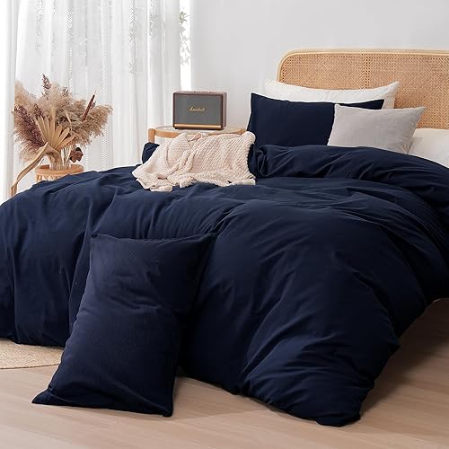 Miniatura 4 de ATsense Funda nórdica Queen azul marino