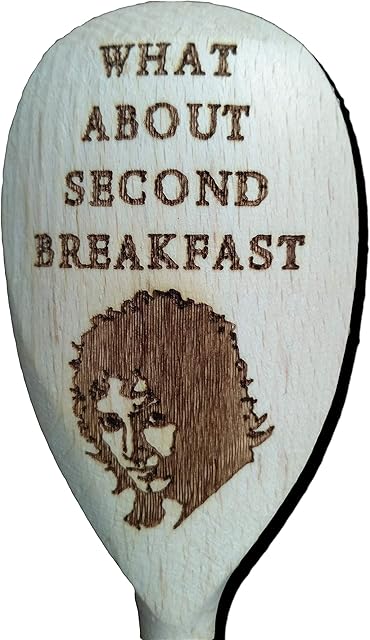 FastCraft LORD OF THE RINGS INSPIRED WOODEN BAKING SPOON WOOD KITCHEN COOKING BIRTHDAY PRESENT FAN GIFT