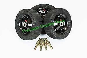 10” Laminate Finish Mower Wheels Compatible with 5" Fork