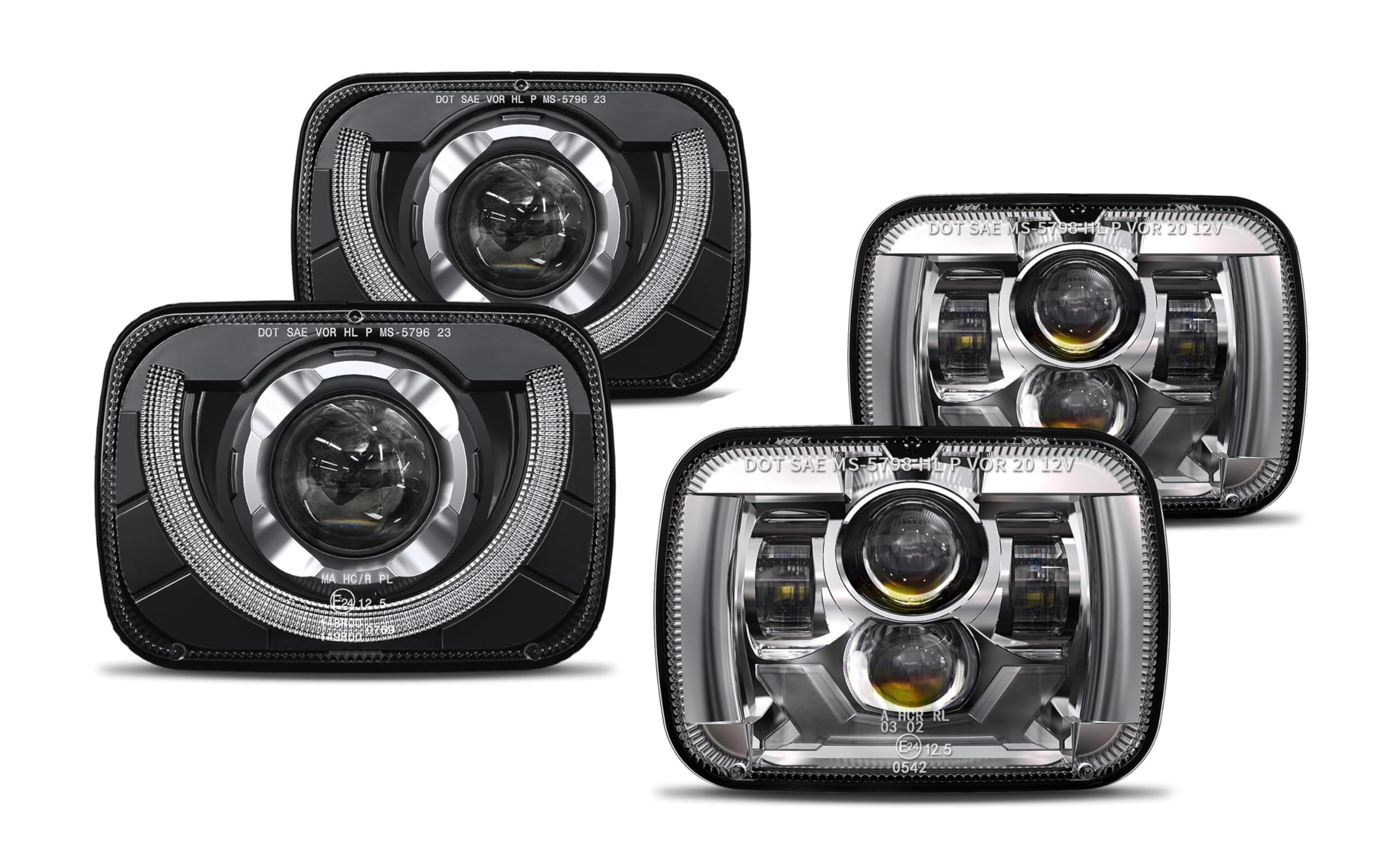 Amazon.com: HWSTAR 5x7 7x6 Led Headlights G9 and 5x7 7x6 Led