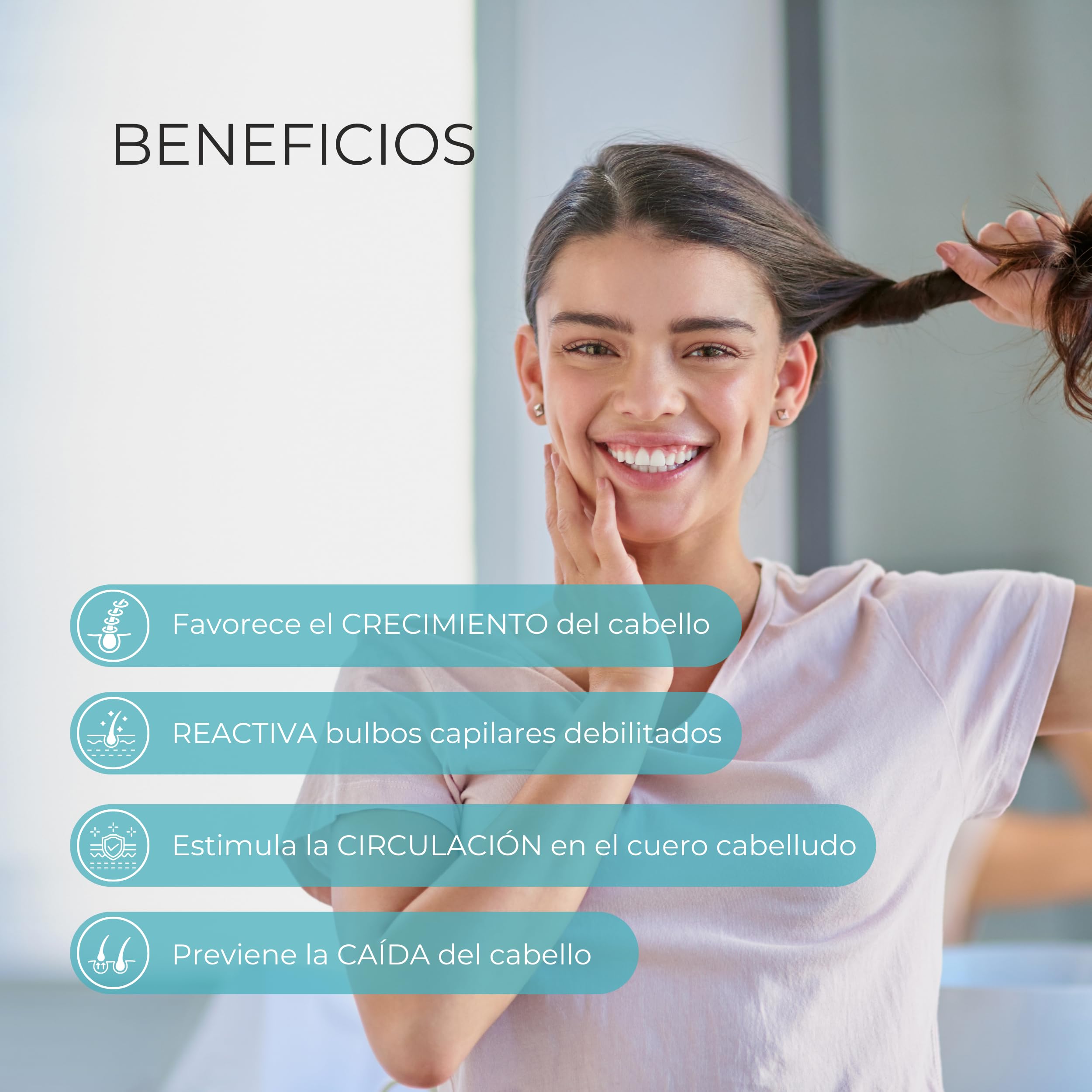 Ampollas R-Activo 2% | Ampollas Anticaida Cabello Mujer y Hombre | Potenciador, Estimulante y Recuperador Del Cuero Cabelludo | Para Crecimiento Cabello Mujer y Hombre | Ampollas Anticaida