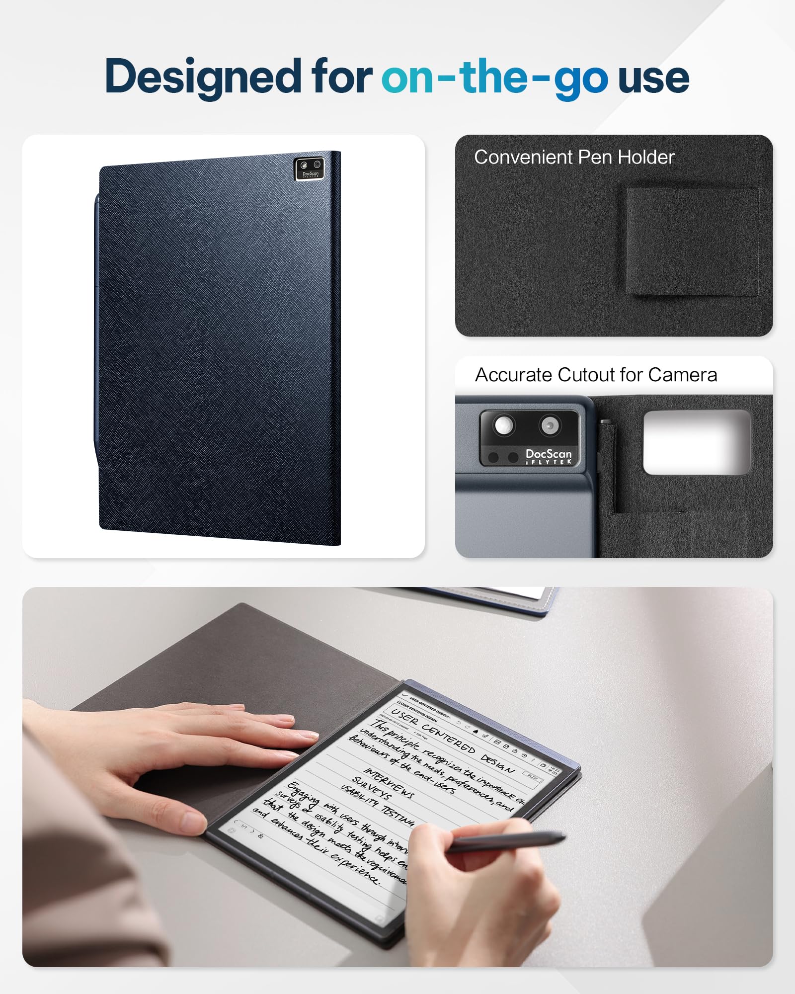 iFLYTEK AINOTE Air 本体 + Folioケース　保護シート装着 Amazon.com: Protective Folio Case for iFLYTEK AINOTE Air2 Note