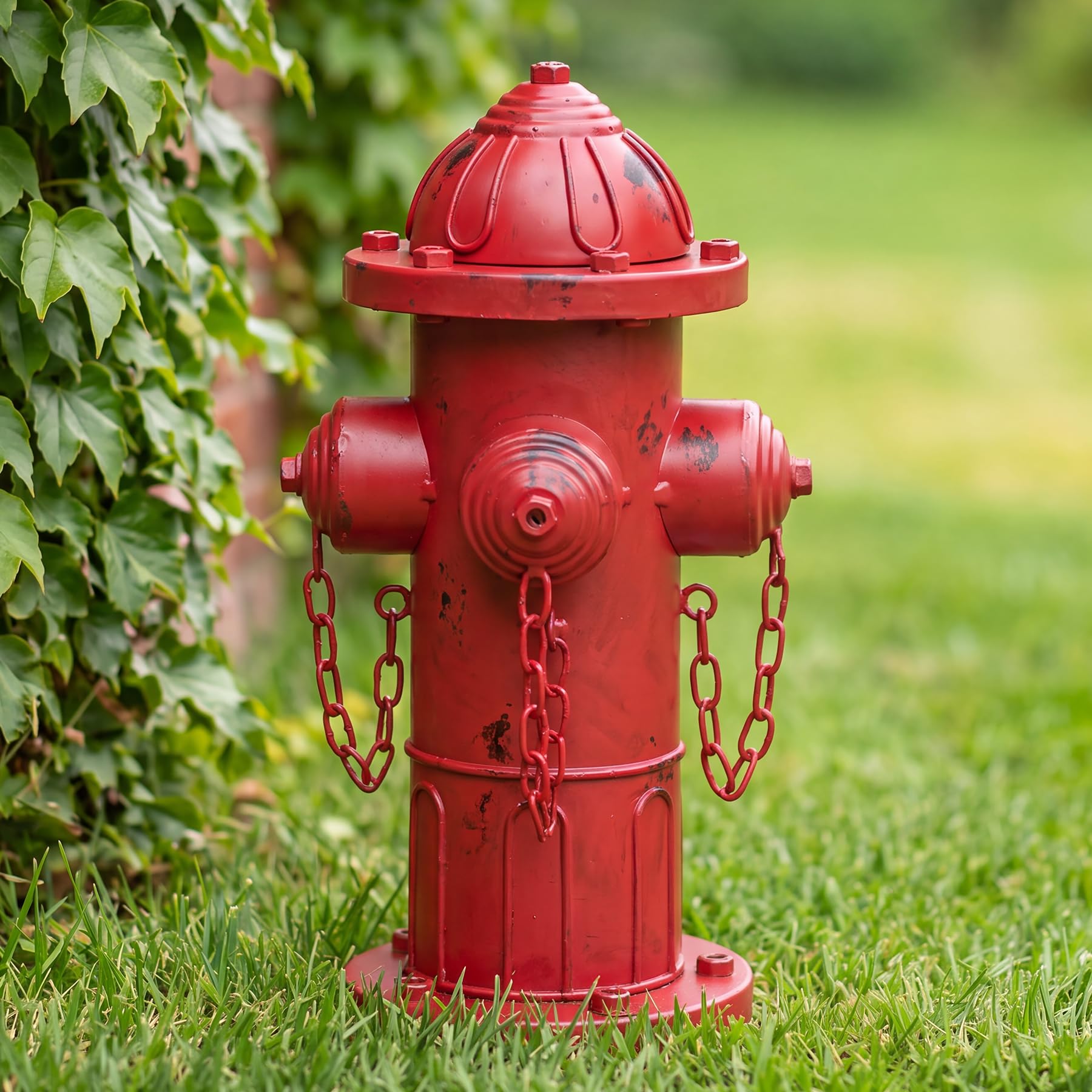 10" H Metal Potty Training Fire Hydrant for Dogs to Pee On Indoor &amp; Outdoor