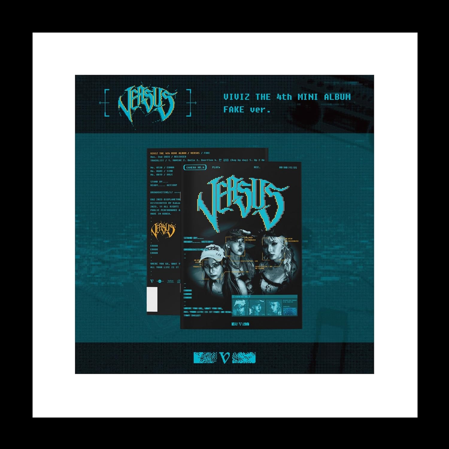 VIVIZ Versus 4th Mini Album Standard FAKE Version CD+72p PhotoBook+1p ...