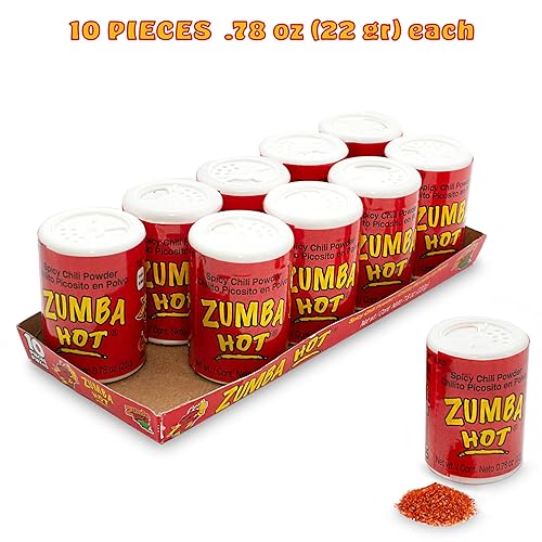 Miniatura 2 de Zumba Hot, mezcla de chile picante, 7.8 oz, 10 unidades (0.78 oz cada una)