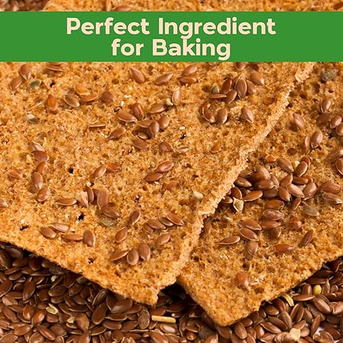 Miniatura 3 de Sincerely Nuts Semilla de lino marrón - (5 libras) vegano, kosher y sin gluten, adición rica en fibra a productos horneados, ensaladas y más, ácido