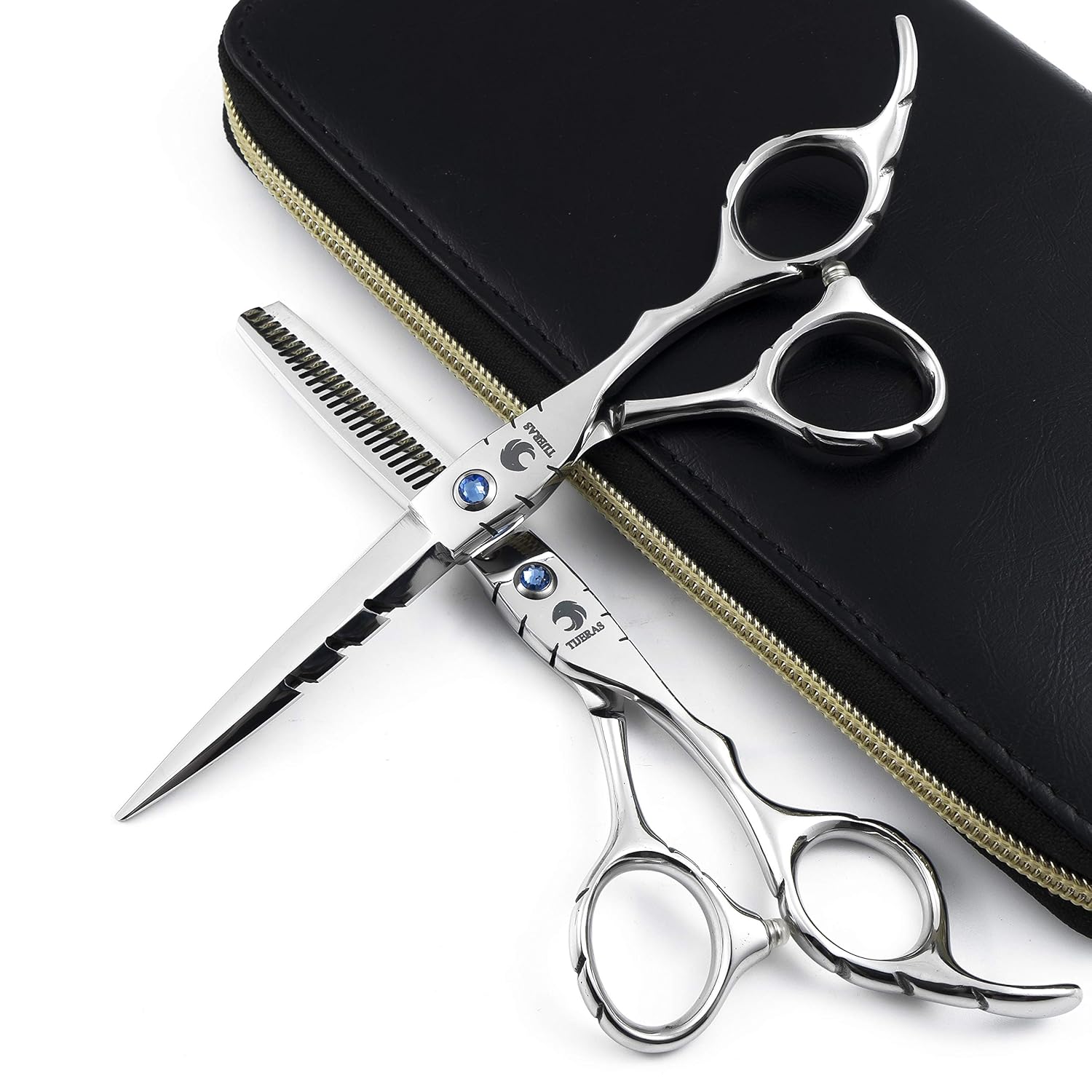TIJERAS Professional Salon Hair Cutting Thinning Scissors Barber Shears Hair Cutting Tools Set TIJERAS Professional Salon Hair Cutting Thinning Scissors Barber Shears Hair Cutting Tools Set