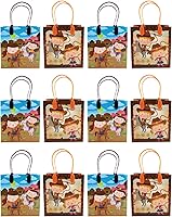 Vista 3 de TINYMILLS Bolsas de regalo de fiesta con temática de vaquera occidental, 12