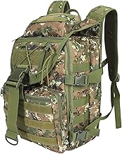 SHANNA Military Backpack, 35L/50L Large Volume Multifunctional Backpack, Trekking Army Molle Assault Pack Tactical Combat Pack for Outdoor Hiking Camping Fishing Hunting Emergency Bag