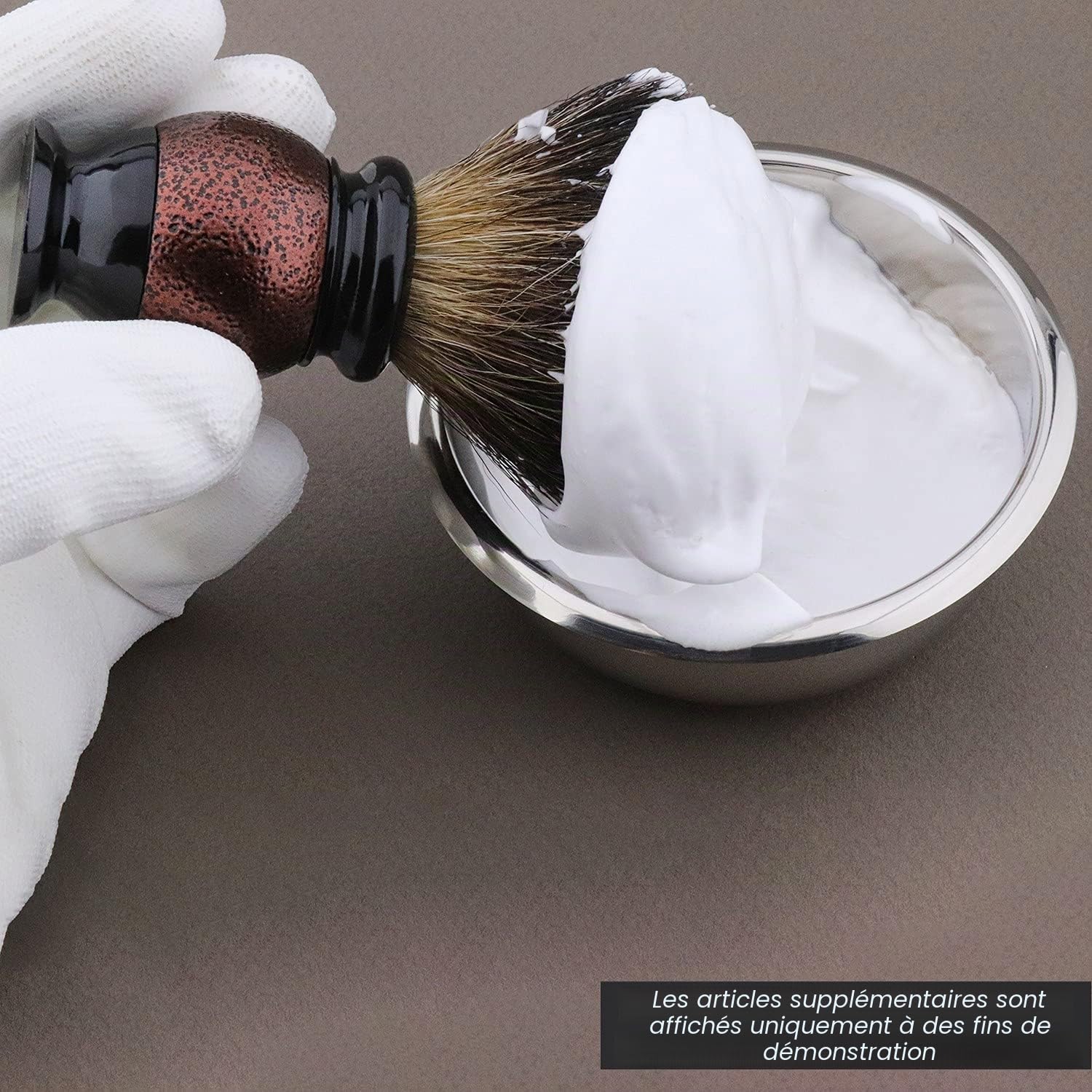 Pour Hommes Savon de Rasage par Haryali London. Parfait pour Tout Type de Raser