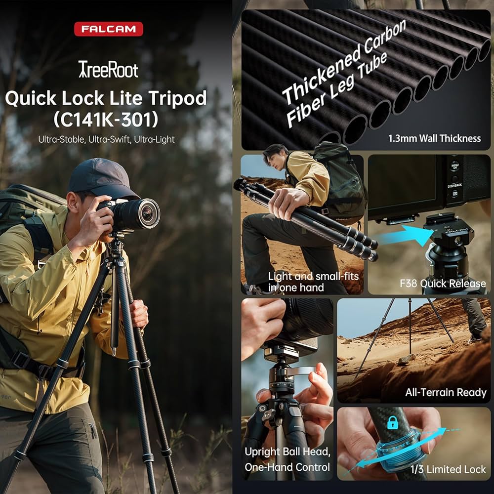 Amazon | FALCAM TreeRoot クイックロック Lite カーボン