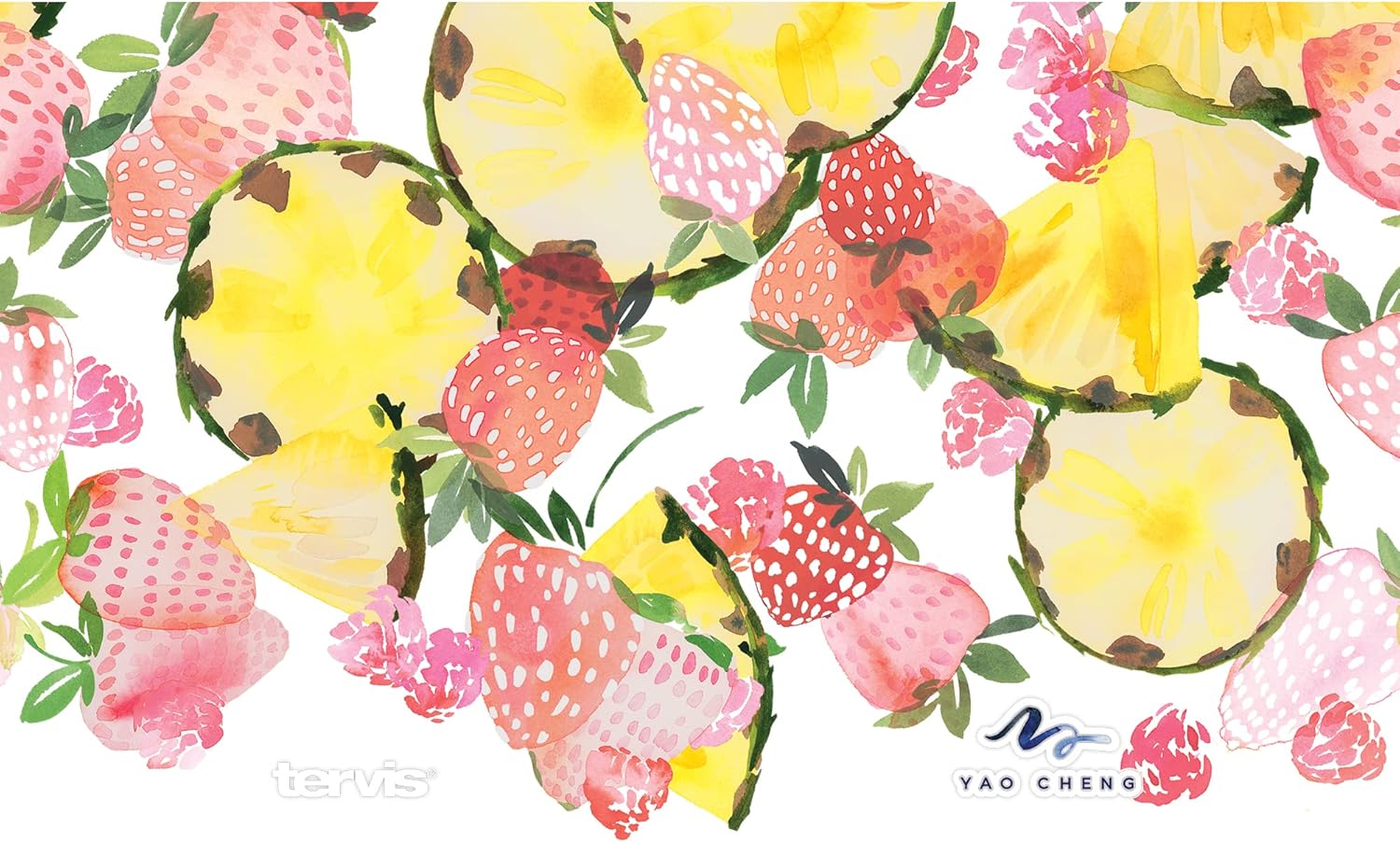 Tervis Yao Cheng Chilled Fruit Made in USA Double Walled Insulated Tumbler Travel Cup Keeps Drinks Cold & Hot, 16oz - 4pk, Assorted