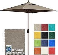 Vista 85 de EliteShade Paraguas de mercado para patio, sombrilla de mesa al aire libre con ventilación y 10 años que no se decolora