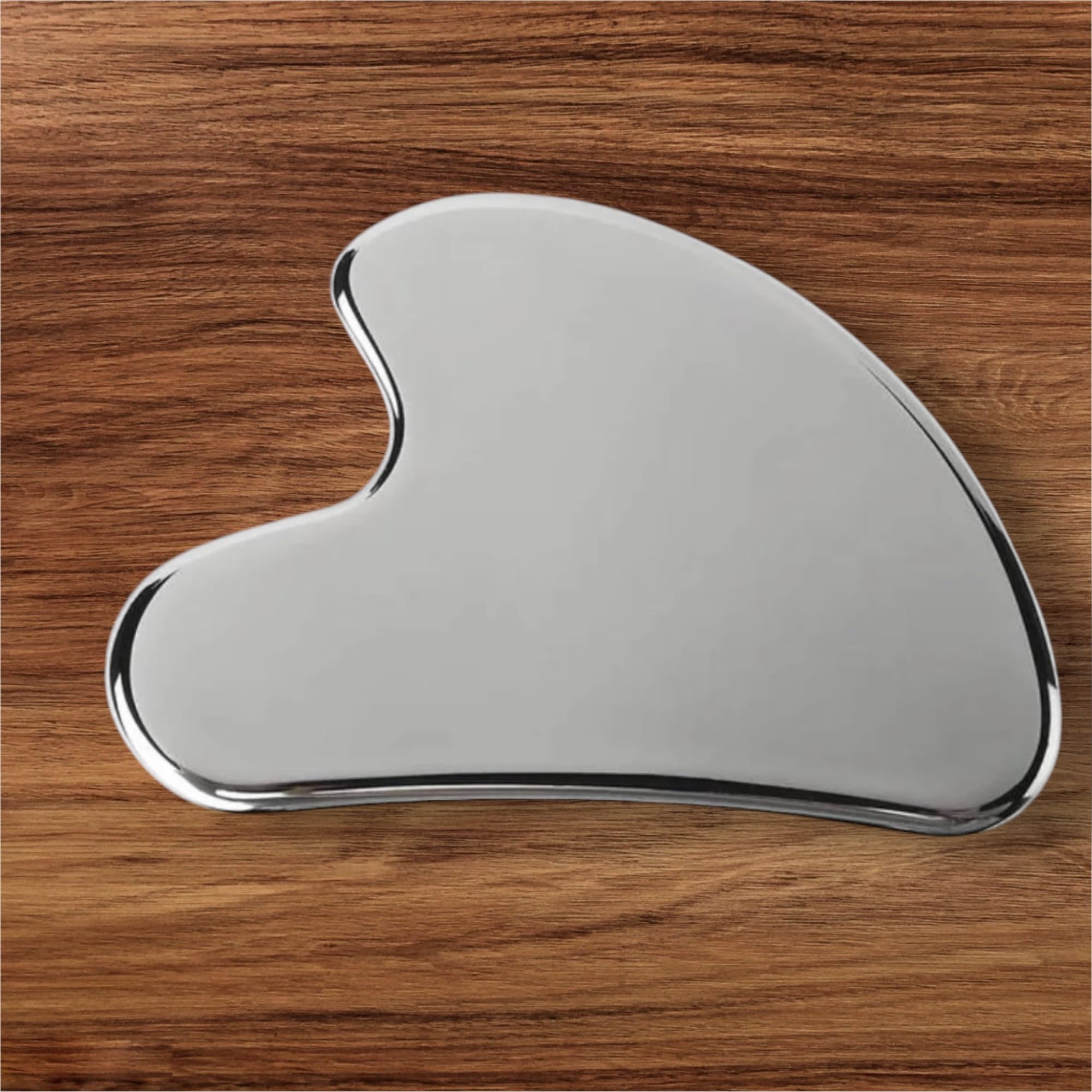 Livronic® Premium Gua Sha Tool For Face, Anti-Aging Facial Massager Tool For Tighten Skin, 100% 304 Stainless Steel Skin Care Gua Sha for Face, Neck, Eye to Reduce Wrinkles and Relax Body Muscles