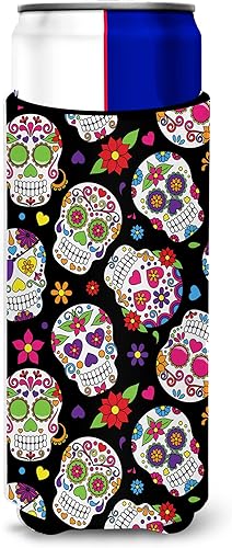 Caroline's Treasures BB5116MUK - Funda para latas delgadas, lavable a máquina, funda aislante plegable para bebidas