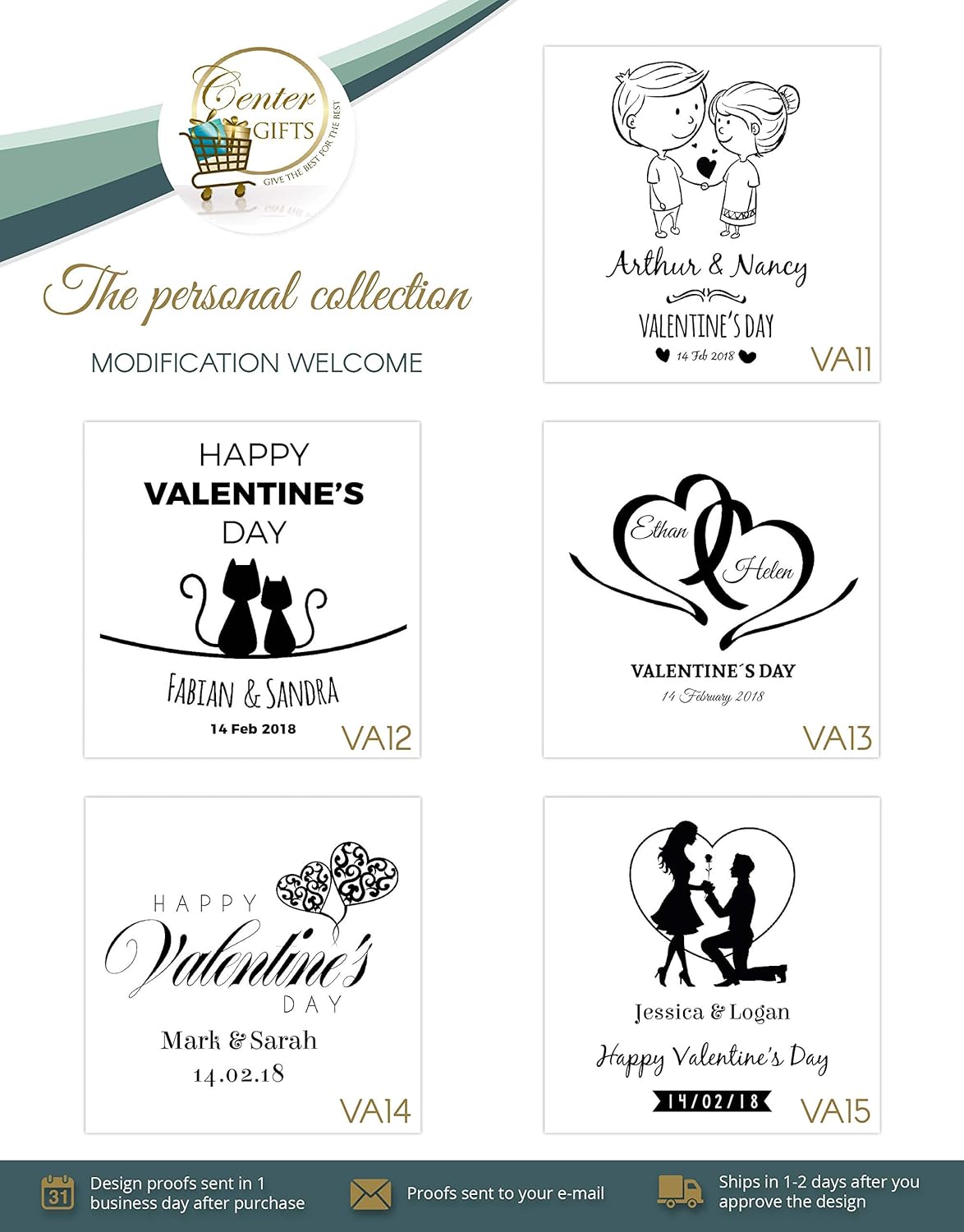Personalized Valentine's Day Maritime Shot Glass