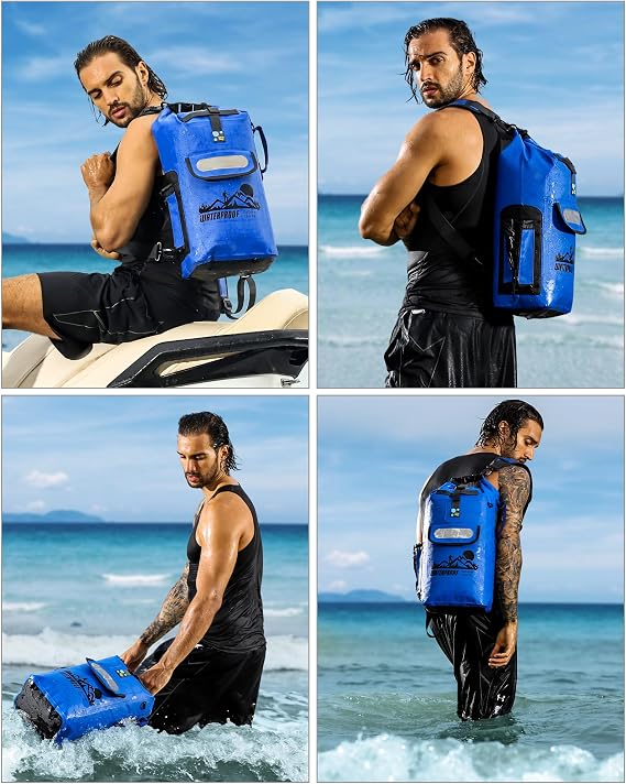 IDRYBAG Dry Bag Backpack Waterproof Floating 20L/30L/40L, Dry Bags Waterproof Backpack for Men, Dry Sack Waterproof Bag Kayak