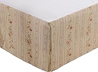 Vista 3 de Greenland Home Falda de cama con rosas antiguas, individual, multicolor