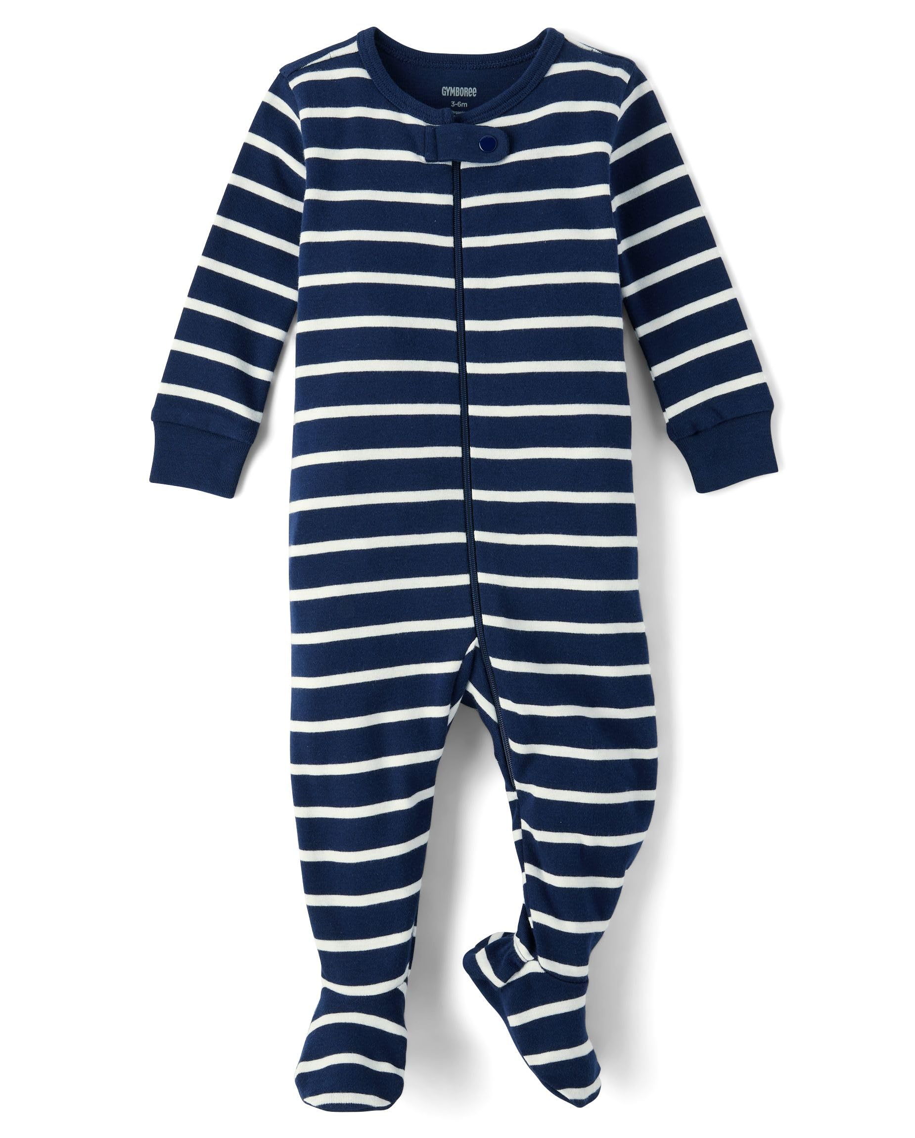 Gymboree unisex-baby And Toddler Long Sleeve 100% Cotton Zip-front One Piece