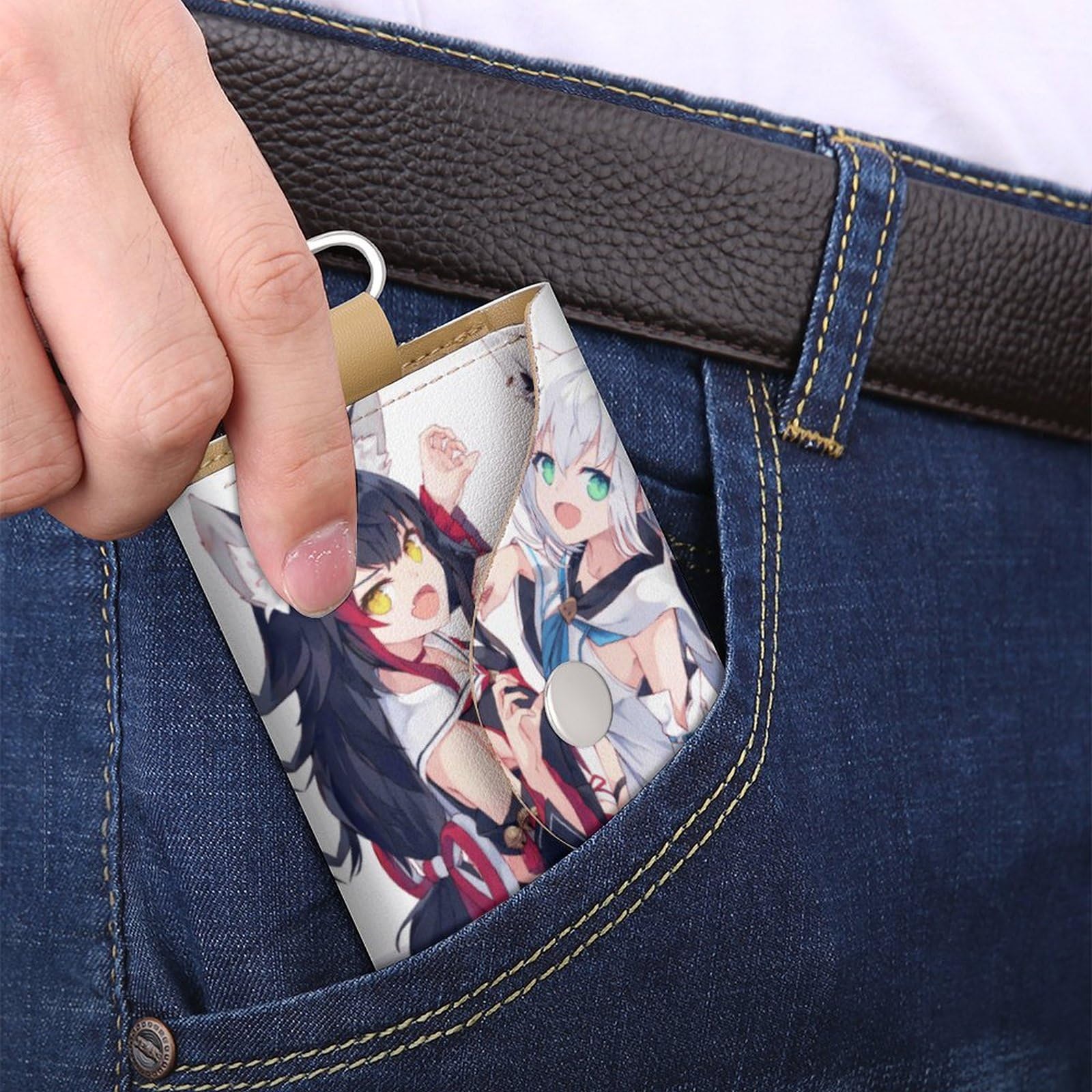 Amazon.co.jp: キーケース キーホルダー 白上フブキ ホロライブ カード 