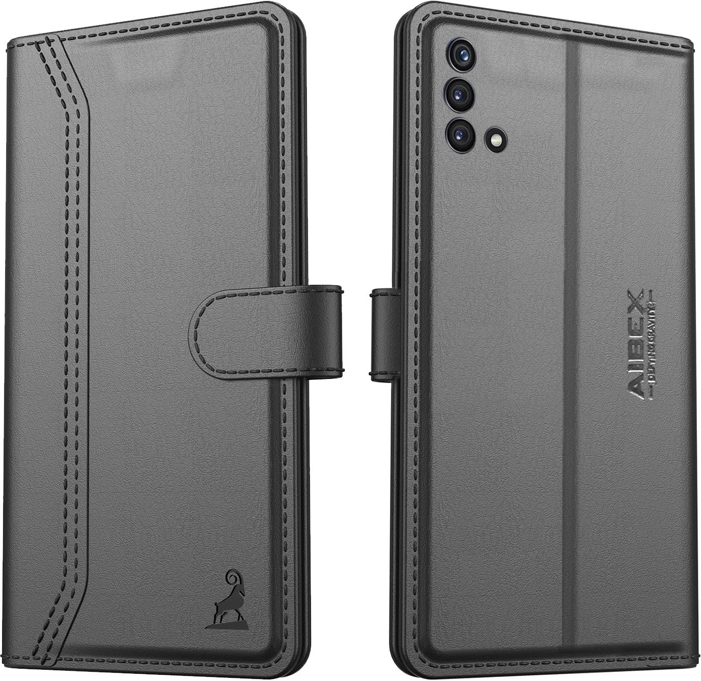 AIBEX ® OnePlus Nord CE 5G Flip Cover Leather Finish | Inside TPU with Card Pockets | Wallet Stand | Complete Protection Flip Case Black (B09FM1373P) Amazon Price History, Amazon Price Tracker