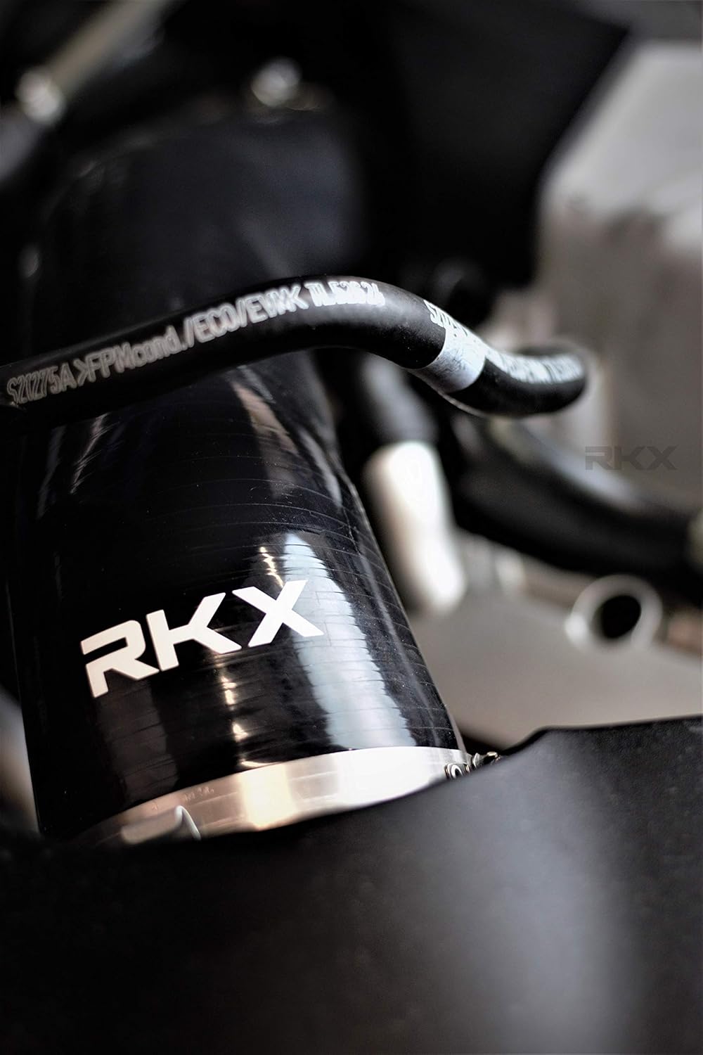 RKX Silicone Air Intake Inlet Hose compatible with Audi A6 A7 C7 V6 3.0T 12-18 cold filter