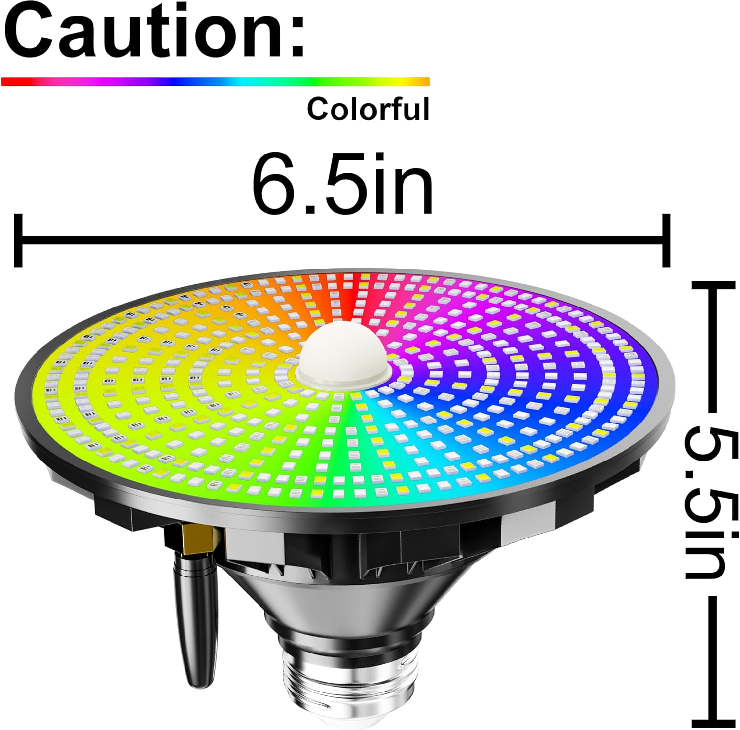 Upgraded LED Pool Light Bulb for Inground Pool, 70W RGBW Color Changing Swimming Pool Lights for Above Ground Pool with Enhanced Remote, E26 Base Pool Led lights Inground, Dimmable, Black/Blue