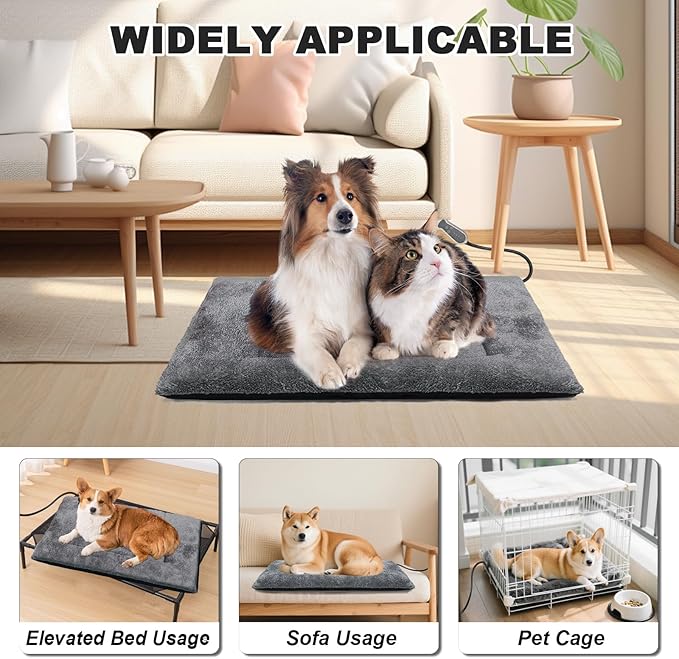 Cama Térmica para Perros Mediana 76x51x5 cm Lavable y Ajustable miniatura 8
