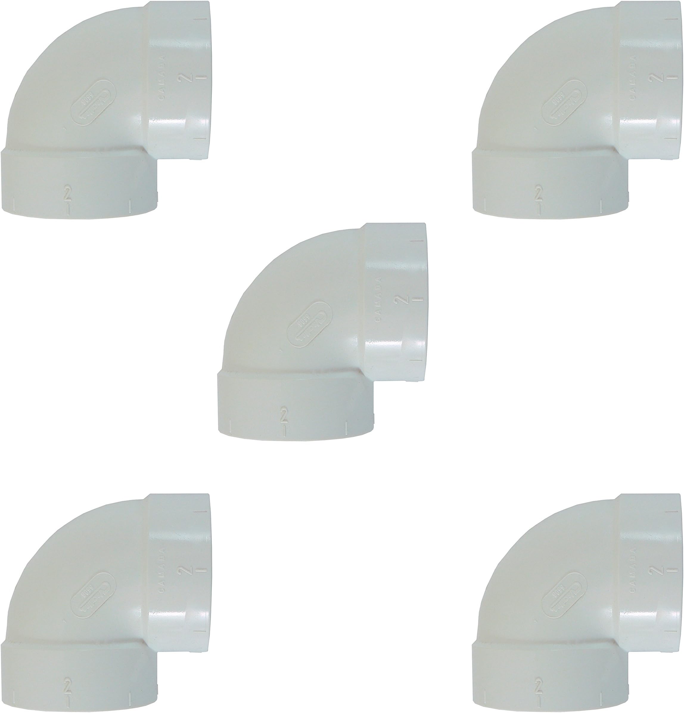 Central Vacuum 90 Degree Short/Sharp Built in Vacuum Pipe Fitting 90 Degree Short