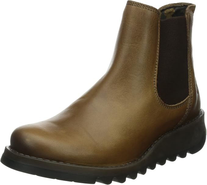 Fly London Women's Salv Chelsea Boots, Green