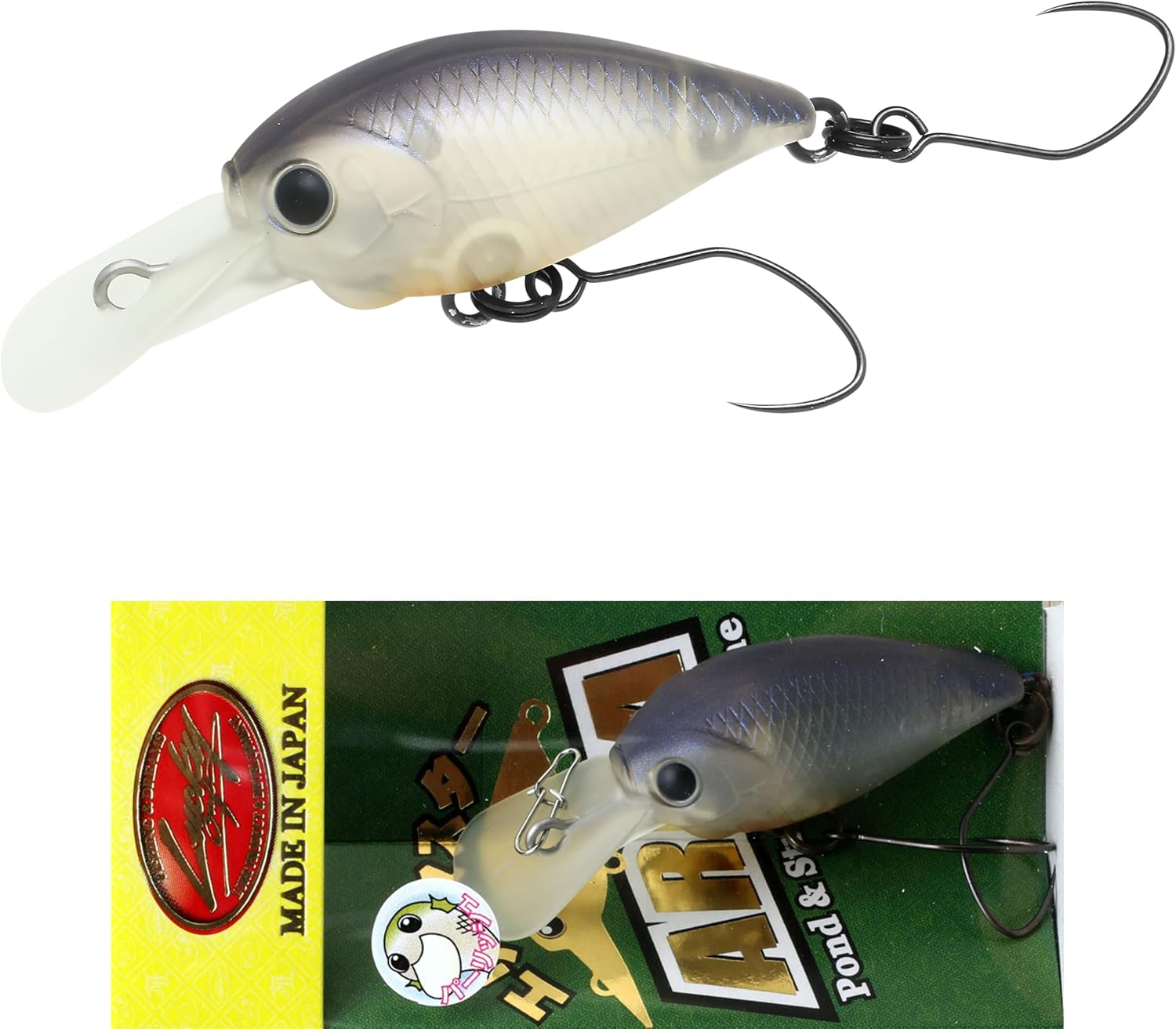 LUCKY CRAFT Deep CRA-Pea SFT, Perfect Wobbling, Area Pond Fishing Crank, Freshwater Lake, Trout Fishing, BFS Lure