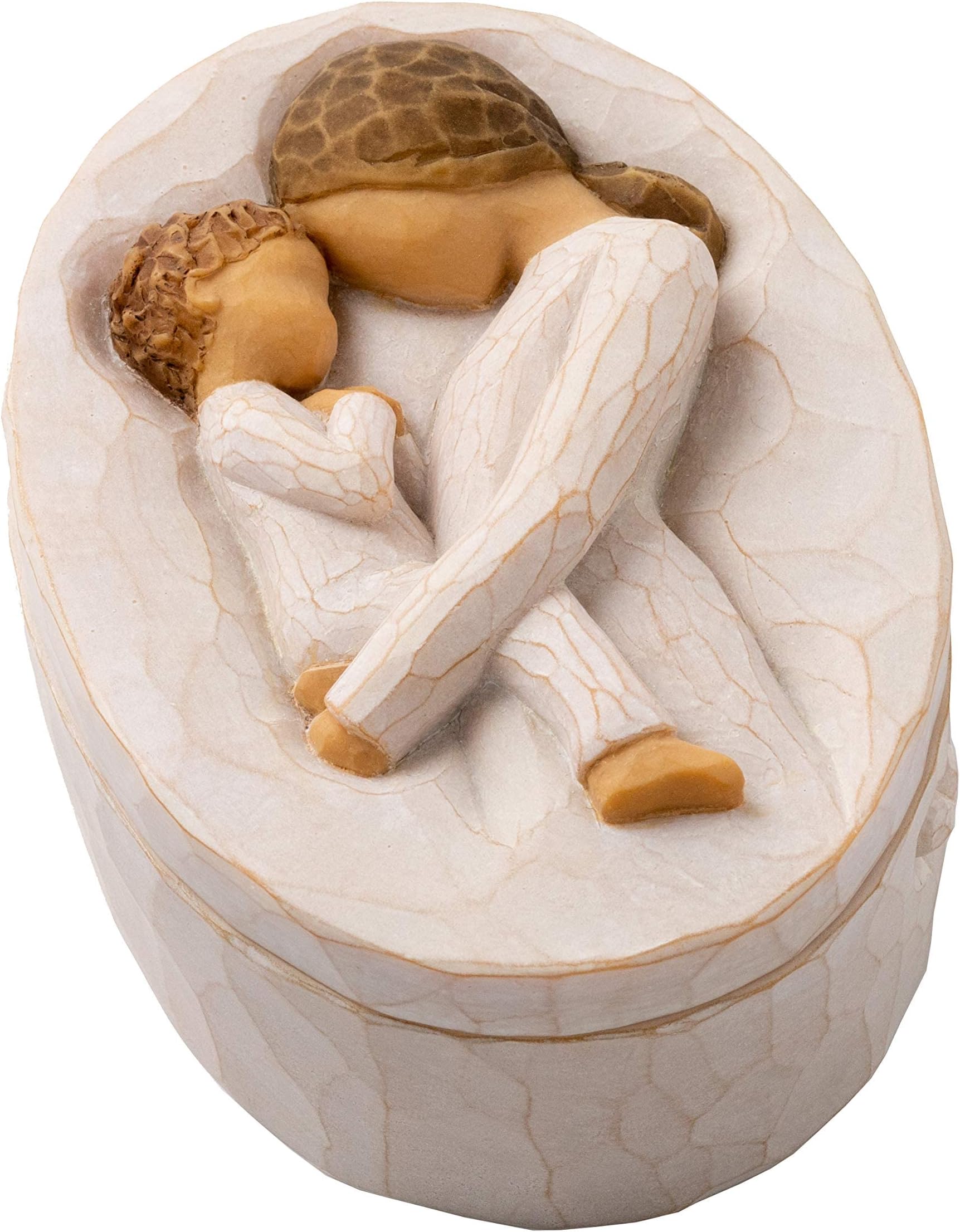 Willow Tree Tenderness, Treasuring a Quiet Moment of Motherhood, for Jewelry, Notes, Treasures, to Acknowledge Love and Appreciation, Sculpted Hand-Painted Keepsake Box