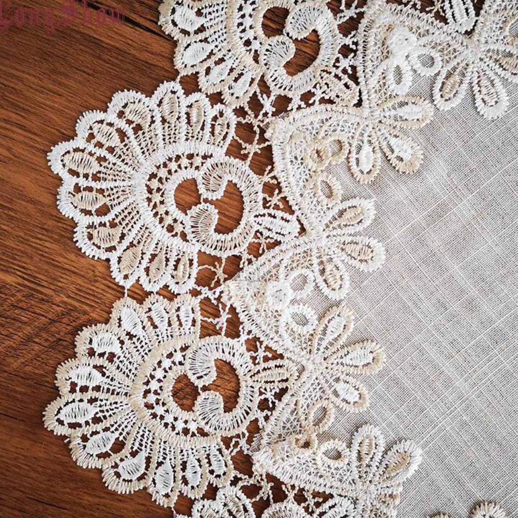 Amazon｜JIOLK レース 刺繍 テーブルクロス カバー テーブルセンタープ