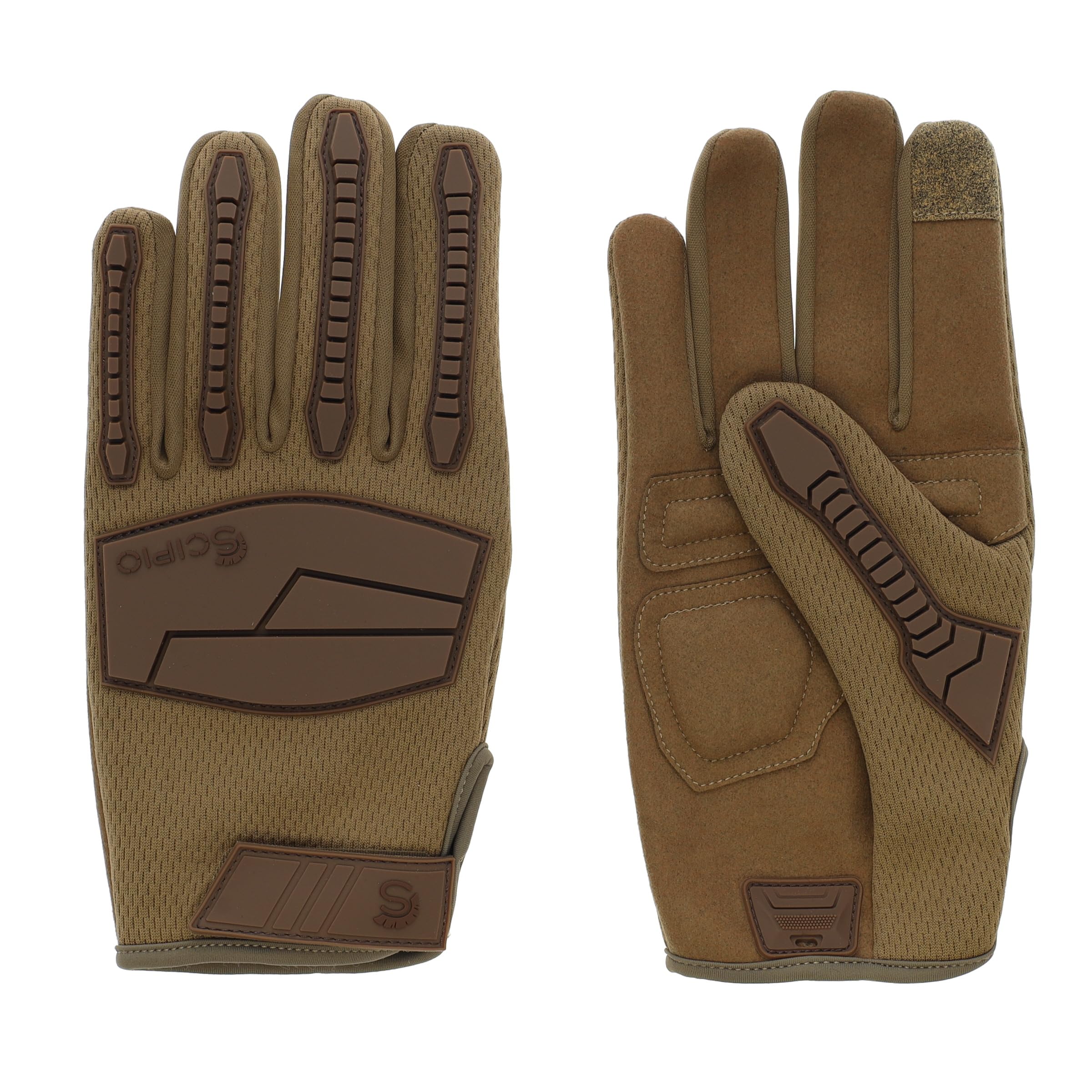 Scipio Reinforced All-Terrain Tactical Glove SCPMG004L with TPR Protection for Airsoft Motorcycle Hunting Outdoor-Large