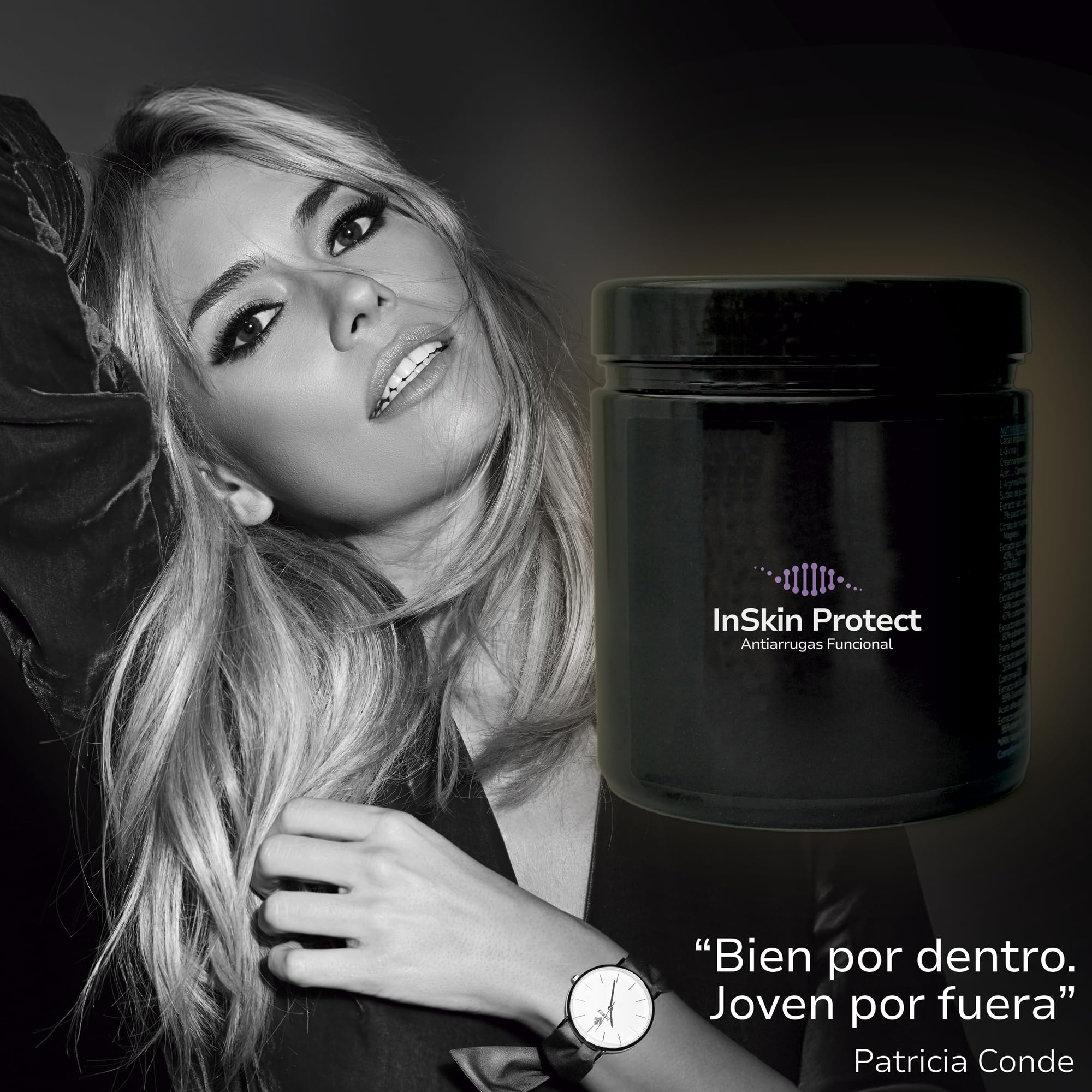 InSkin Protect Antiarrugas Funcional - Cuida tu piel desde el interior (2 meses): colágeno VERISOL®, ácido hialurónico, vitaminas C y E, biotina, Coenzima Q10 entre otros. Bote: 391g