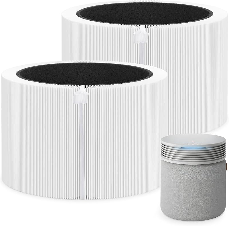 2 Packs SP4i Replacement Filter Compatible with Blueair Blue Signature SP4i Air Cleaner Purifier, 2-in-1 H13 True HEPA and Activated Carbon Filter