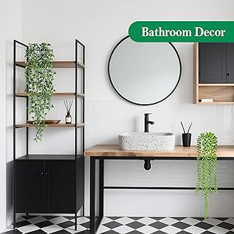 Der Rose 8Packs Hanging PLants Artificial Potted Plants