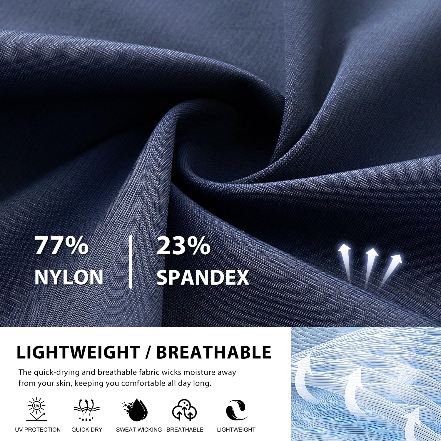 Rane Sports Pantaloni sportivi leggeri da uomo, traspiranti ed elastici, adatti per fitness, corsa e abbigliamento casual