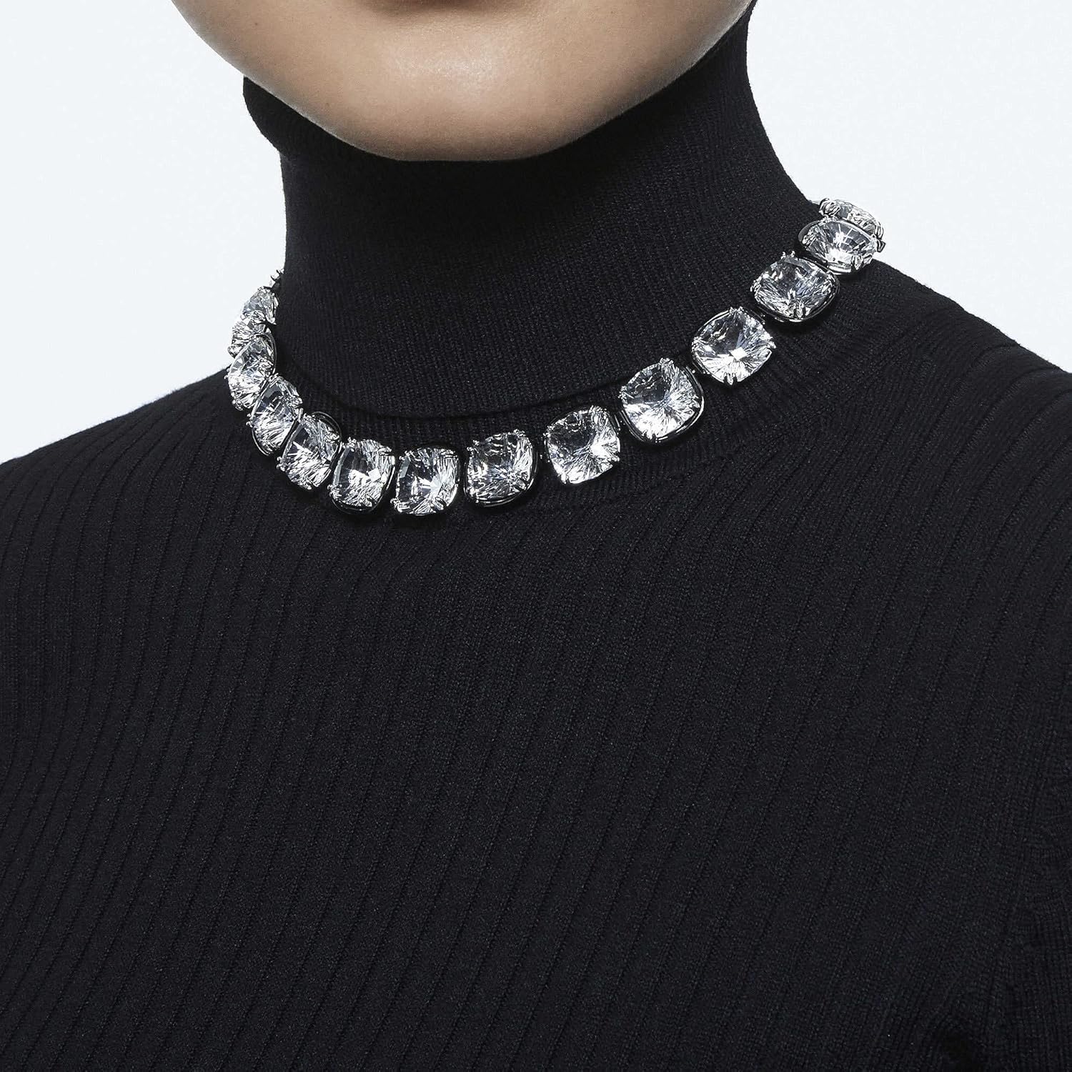 Swarovski Harmonia Necklace, Earrings, and Bracelet Crystal Jewelry Collection, Clear Crystals
