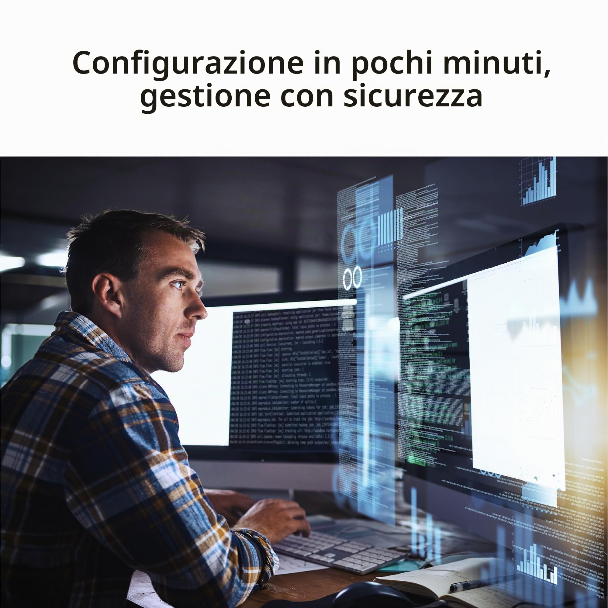 D-Link DBR-X3000-AP AX3000 Wi-Fi 6 Smart Access Point – Dual Band 574+2402 Mbps, PoE, MU-MIMO, Sicurezza WPA3, Gestione Centralizzata, Captive Portal, Access Point Wi-Fi Professionale