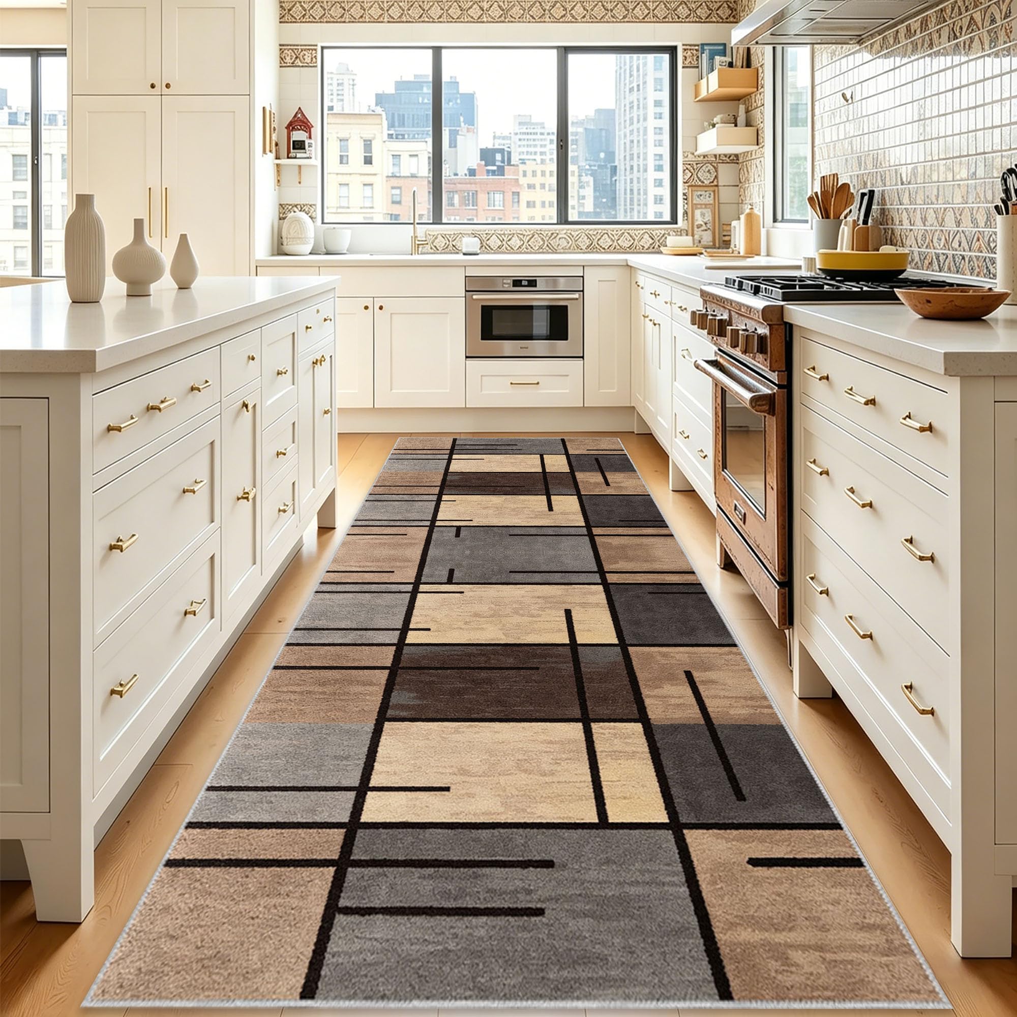 Tapis Couloir Antidérapant Long Rug 60 x 450 cm
